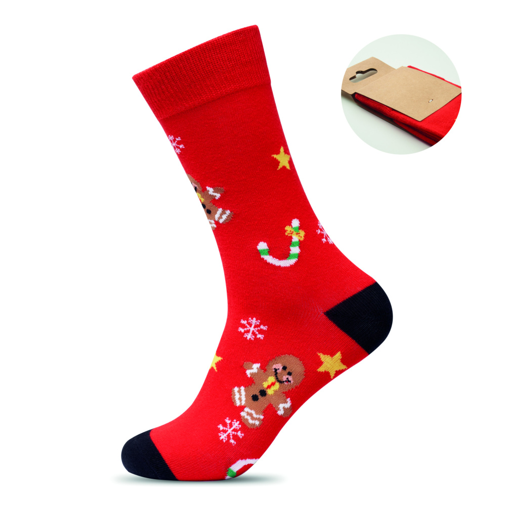 Logo trade promotional products picture of: Pair of Christmas socks L