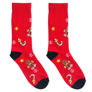 Logotrade promotional giveaways photo of: Pair of Christmas socks L