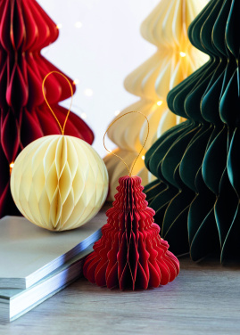 Logotrade promotional item picture of: Christmas paper tree hanger