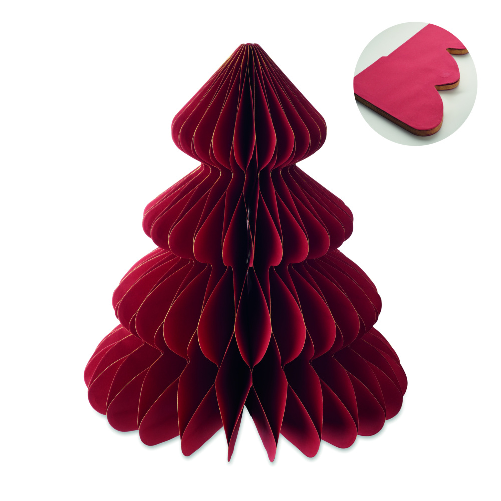 Logo trade corporate gifts picture of: Paper Xmas tree decoration