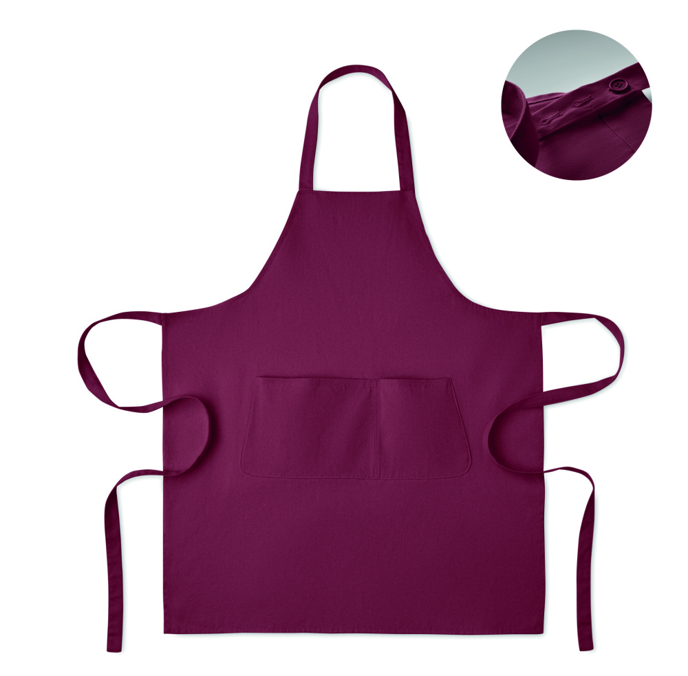 Logo trade promotional gifts picture of: Organic cotton apron 240 gr/m²