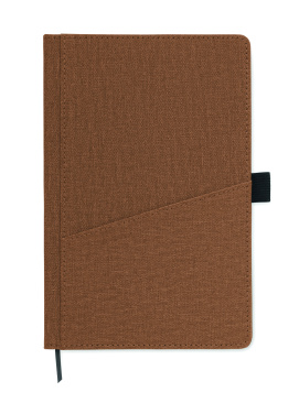 Logotrade business gift image of: A5 notebook PU front pocket