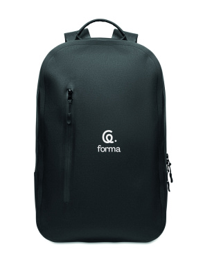 Logo trade business gift photo of: 300D RPET computer backpack