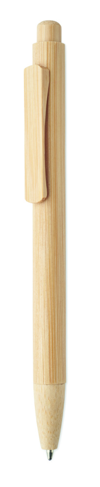 Logotrade promotional giveaway image of: Bamboo automatic ball pen