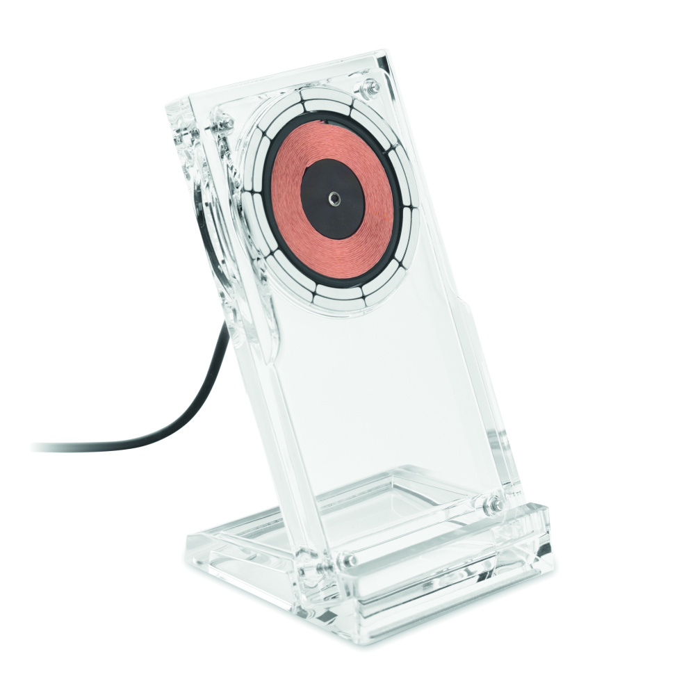 Logotrade promotional product picture of: Acrylic wireless charger 15W