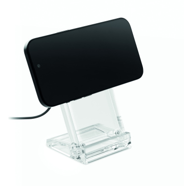 Logotrade promotional items photo of: Acrylic wireless charger 15W