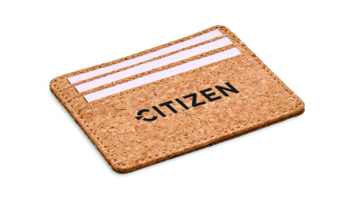 Logo trade promotional giveaways picture of: Cork cardholder with RFID