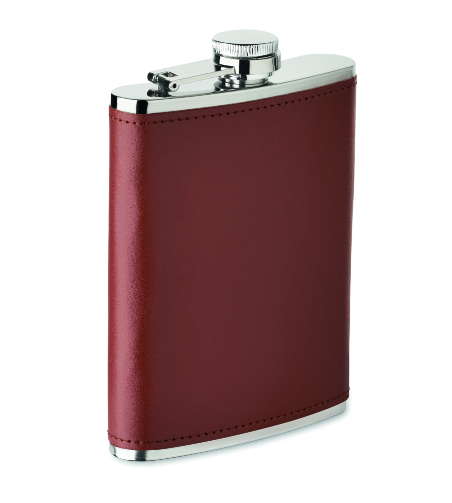 Logotrade promotional items photo of: Slim hip flask 200 ml