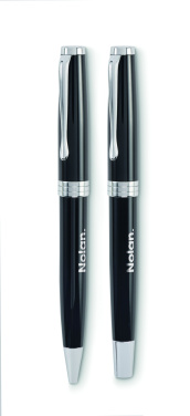 Logotrade promotional merchandise picture of: Ball pen and roller set
