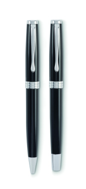 Logo trade advertising product photo of: Ball pen and roller set