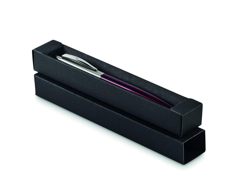 Logotrade advertising products photo of: Push button pen in box