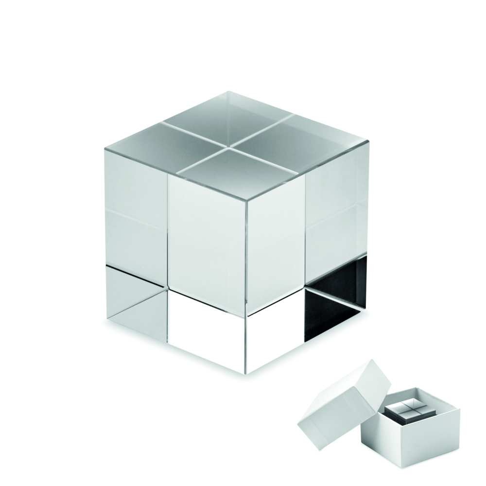 Logotrade business gift image of: Glass cube award