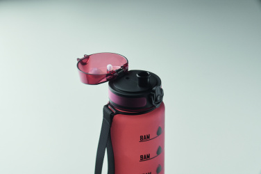 Logo trade promotional giveaways image of: Sports water bottle RPET 1L