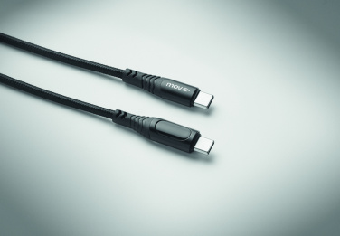 Logo trade promotional giveaways image of: 100W charging cable type-C