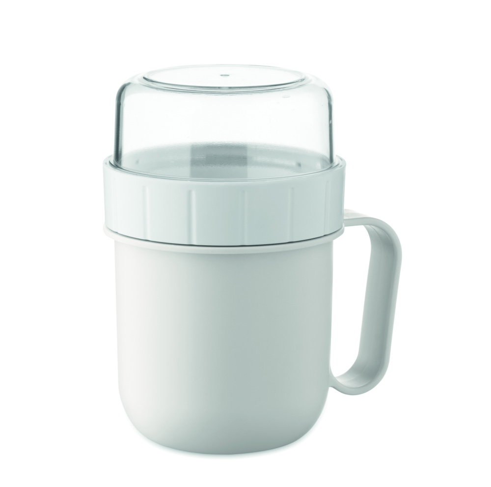 Logo trade business gift photo of: On the go cup in PP 450 ml