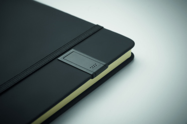 Logotrade promotional product picture of: A5 notebook w/ integrated USB