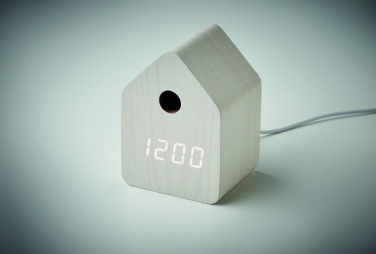 Logotrade corporate gift picture of: MDF cuckoo alarm clock