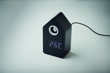 Logo trade corporate gifts picture of: MDF cuckoo alarm clock