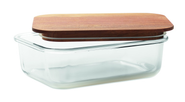 Logo trade promotional item photo of: Glass lunch box 800ml