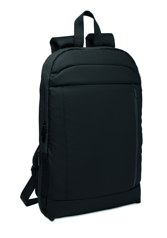 Logo trade corporate gifts image of: Expandable 600D RPET backpack