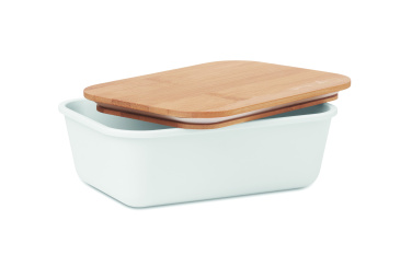 Logo trade promotional items picture of: Lunch box with bamboo lid
