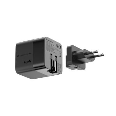 Logotrade corporate gift picture of: Urban Vitamin Mendocino 65W GaN charger retractable cable