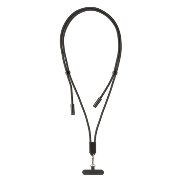 Logotrade promotional merchandise picture of: LoopAmp RCS RPET adjustable phone cord with 60W cable