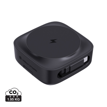 Logo trade promotional product photo of: Urban Vitamin Goleta 2-in-1 15W magnetic wireless charger