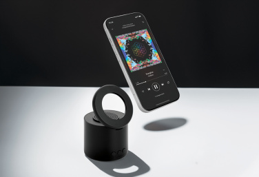 Logo trade advertising product photo of: Magpulse RCS recycled plastic 3W speaker w/magnetic holder