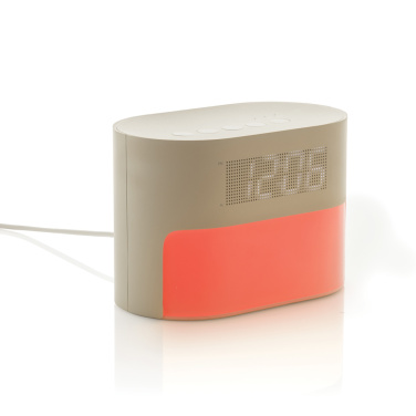 Logo trade promotional giveaway photo of: LumaRise RCS reycled plastic white noise alarm clock