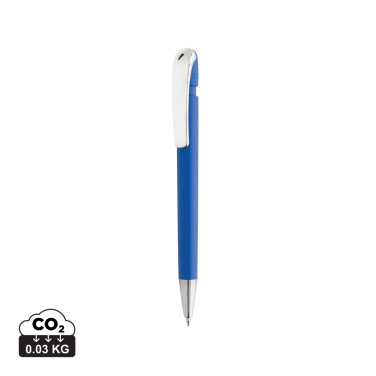 Logo trade promotional giveaway photo of: Glide GRS certified R-ABS Metal Clip Pen