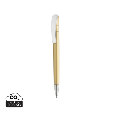 Logotrade corporate gift image of: Glide GRS certified R-ABS Metal Clip Pen