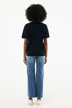 Logo trade promotional giveaways picture of: IQONIQ Nikko heavyweight recycled cotton t-shirt