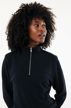 Logo trade advertising products image of: IQONIQ Elgon recycled cotton quarter zip sweater