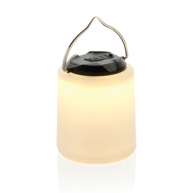 Logotrade promotional merchandise image of: Limio RCS recycled plastic portable re-chargeable table lamp