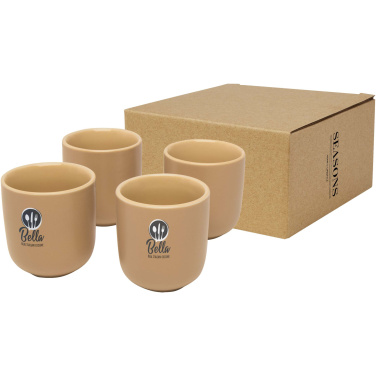 Logo trade promotional merchandise image of: Male 4-piece 90 ml espresso cup