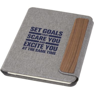 Logo trade promotional items picture of: Andean A5 RCS recycled portfolio