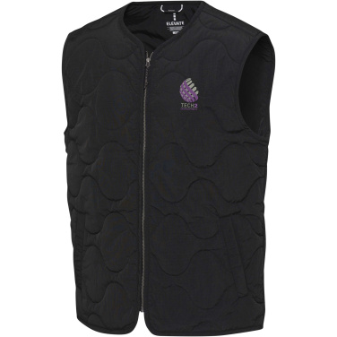 Logo trade promotional merchandise picture of: Quartz GRS recycled unisex quilted bodywarmer