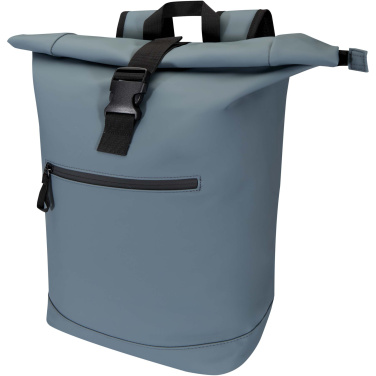 Logo trade business gift photo of: Resi Plus 15" GRS recycled roll-top backpack 18L