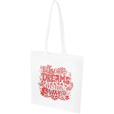 Logo trade promotional merchandise photo of: EcoSeal GRS recycled nonwoven convention tote bag 6L