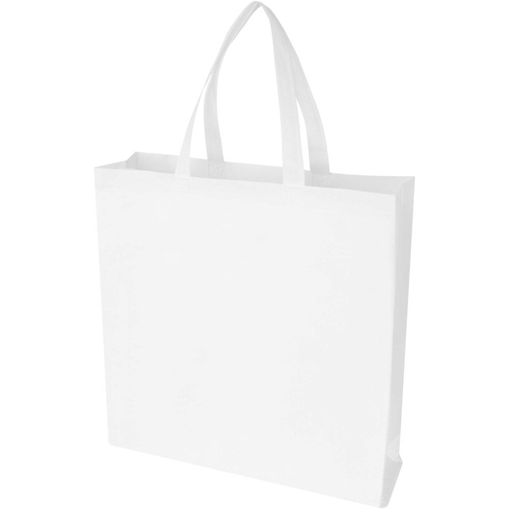 Logo trade promotional gifts picture of: EcoSeal GRS recycled nonwoven gusset tote bag 12L