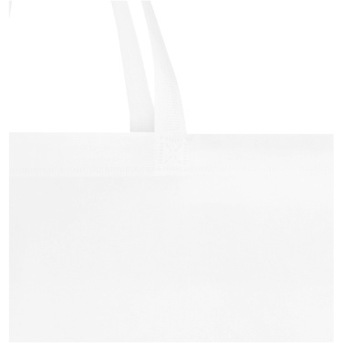 Logotrade promotional item image of: EcoSeal GRS recycled nonwoven gusset tote bag 12L