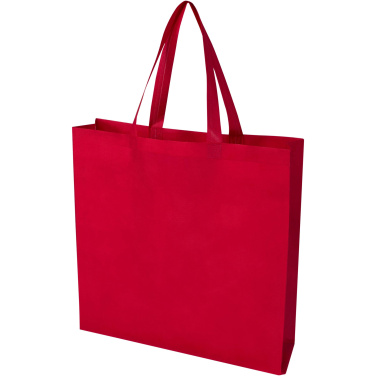 Logotrade promotional item picture of: EcoSeal GRS recycled nonwoven gusset tote bag 12L