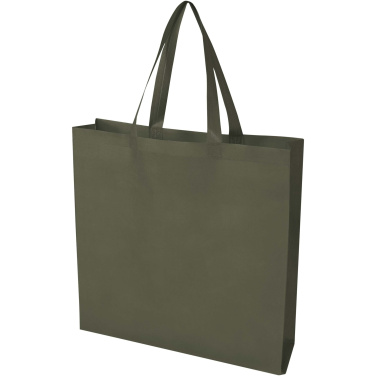 Logotrade promotional product picture of: EcoSeal GRS recycled nonwoven gusset tote bag 12L