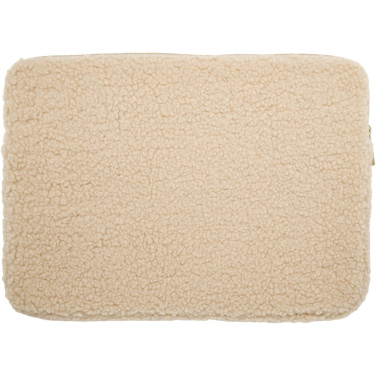 Logotrade promotional item image of: Bear 13" GRS recycled sherpa laptop sleeve 2L
