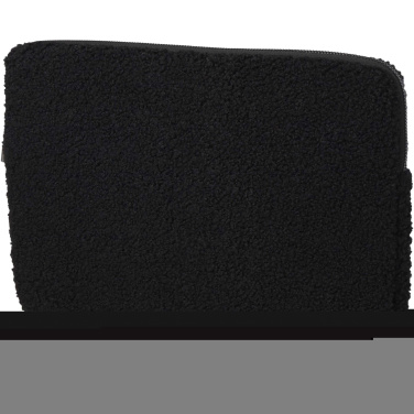 Logo trade business gifts image of: Bear 13" GRS recycled sherpa laptop sleeve 2L