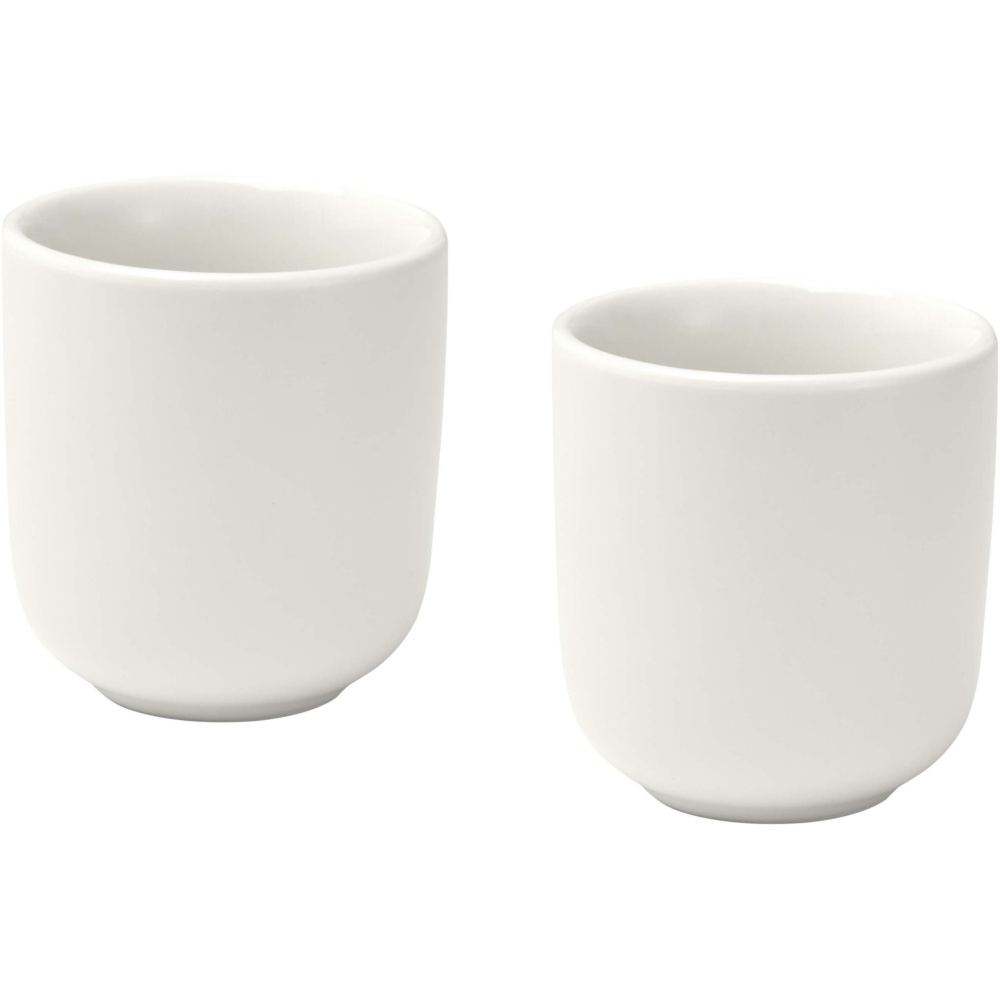 Logotrade promotional gift image of: Male 90 ml ceramic espresso cups - set of 2