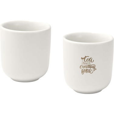 Logotrade promotional merchandise photo of: Male 90 ml ceramic espresso cups - set of 2