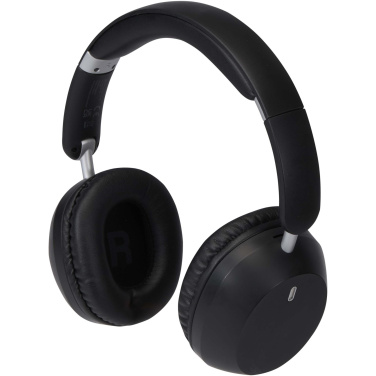Logo trade promotional products picture of: Hoggar recycled plastic over-ear foldeable ANC and ENC headphones