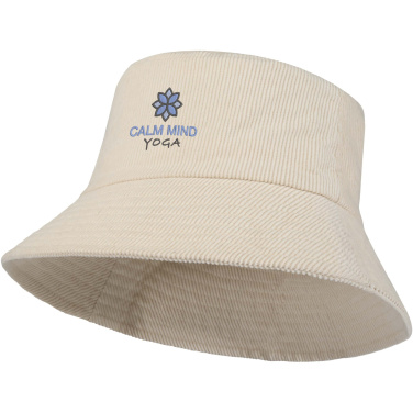 Logo trade promotional merchandise image of: Howson recycled corduroy sun hat